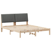 Ramka łóżka Brązowy 160 x 200 cm Lite drewno sosnowe