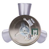 Lampa sufitowa plafon 3X40W E14 chrom PIN 98-70661