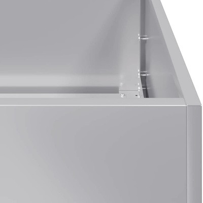 Doniczka 120x40x80 cm Stal ocynkowana