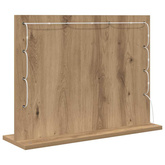 Lustro toaletowe Dąb rzemieślniczy 60 x 45 x 18 cm Prostokątny