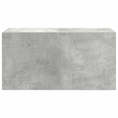 Wisząca szafka łazienkowa, szarość betonu, 60x25x30 cm