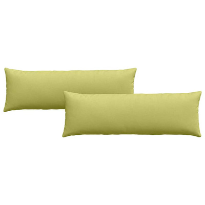Poduszki na sofę 2 pcs Jasnozielony 120 x 40 cm tkanina