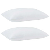 Poduszka z poduszką 2 pcs Biały 51 x 31 x 20 cm Poliester