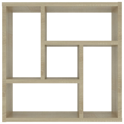 Półka ścienna, dąb sonoma, 45,1x16x45,1 cm