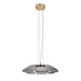 Lampa wisząca Ombre 42 szklana nad stół dymiony klosz GX53