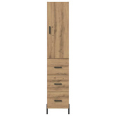 Highboard Dąb rzemieślniczy 34,5 x 34 x 180 cm
