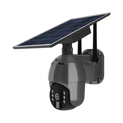 1080P Kamera zewnętrzna WiFi SMART z panelem solarnym / Sensor / IP65 / Czarna