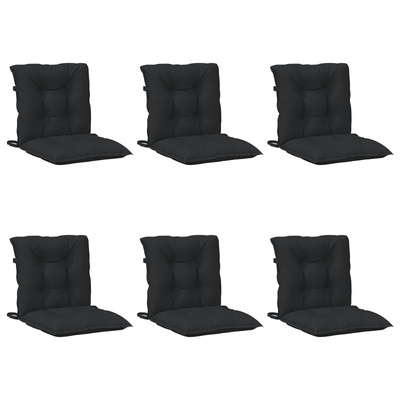 Zestaw poduszek do krzesła z niskim oparciem 6 pcs