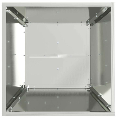 Donica słupowa 2 pcs Srebrny 40 x 40 x 100 cm