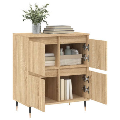 vidaXL Komoda, dąb sonoma, 60x35x70 cm, materiał drewnopochodny model standard