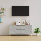 Szafka pod TV, szarość betonu, 102x44,5x50 cm vidaXL