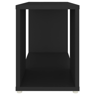 vidaXL Szafka pod TV, czarna, 60x24x32 cm, materiał drewnopochodny
