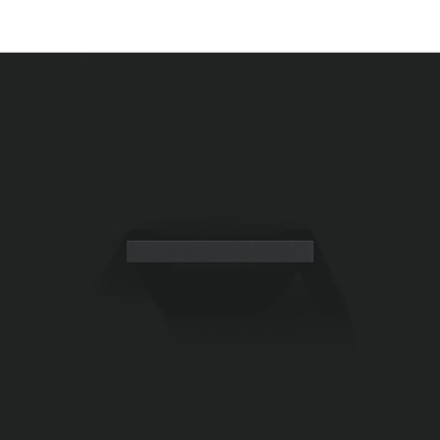 vidaXL Szafka pod TV, czarna, 150x36x30 cm, materiał drewnopochodny