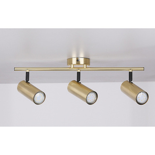 Lampa mosiądz ścienna/sufitowa listwa 3xGU10 Colly 93-01733