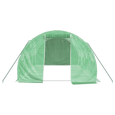 Szklarnia ze stalową ramą, zielona, 12 m?, 4x3x2 m