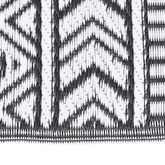 vidaXL Dywan zewnętrzny, czarny, 80 x 150 cm, PP