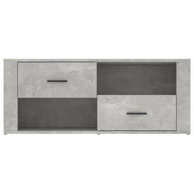 vidaXL Szafka pod TV, szarość betonu, 100x35x40 cm