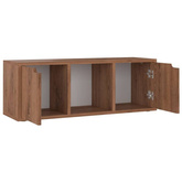 vidaXL Szafka pod TV, brązowy dąb, 88,5x27,5x30,5 cm
