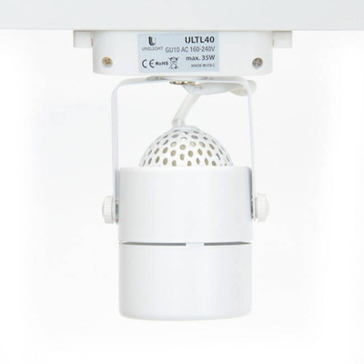 Lampa szynowa (obudowa bez żarówki) -GU10  1-fazowa