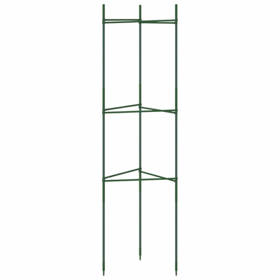 Podpórki do pomidorów, 8 szt., 116 cm, stal i PP