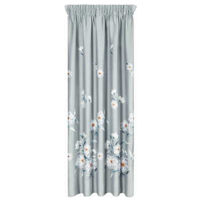 Zasłona Nila srebrna 140x270