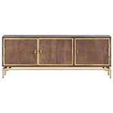 vidaXL Szafka pod TV, 120x30x46 cm, lite drewno mango