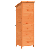 Shed ogrodowy brązowy 59,5 x 56 x 176,5 cm Drewno Świerkowe
