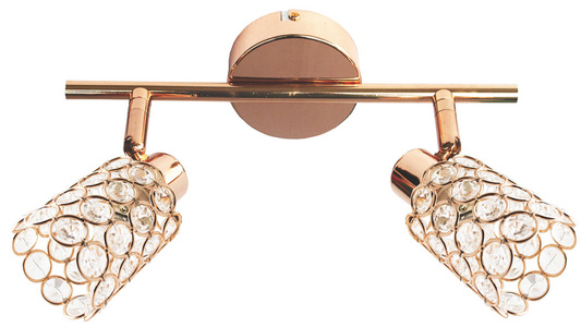 Lampa sufitowa York listwa regulowana 2-punktowa do salonu metalowa