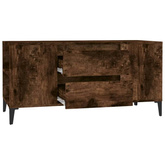 Szafka pod TV, przydymiony dąb, 102x44,5x50 cm vidaXL