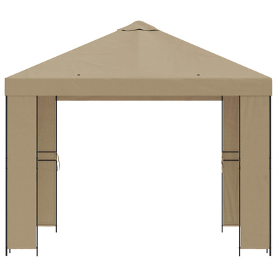 Altana 3 x 3 m Beżowy Poliester i Stal 190 gsm