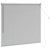 Żaluzje weneckie Srebrny 130 x 140 cm Aluminium