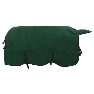 Koc dla Koni Ciemnozielony 125 cm Polar poliesterowy