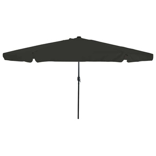 Parasolka ogrodowa Czarny 395 x 395 x 245 cm Poliester