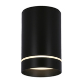 Lampa sufitowa tuba natynkowa czarna GU10 metalowa