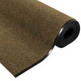 Dywanik wejściowy Brązowy i czarny 120 x 350 cm Poliamid i PVC