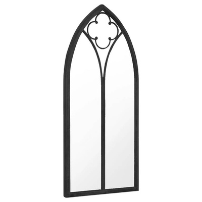 vidaXL Lustro do wnętrz, czarne, 70x30 cm, żelazne model standard