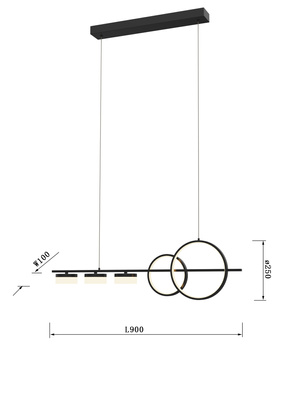Lampa wisząca MESSINA 7030-502