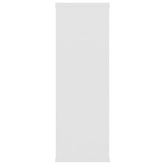 Półki ścienne, białe, 104x20x58,5 cm, płyta wiórowa