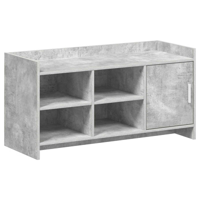 Szafka na buty z drzwiami Betonowy szary 100 x 39,5 x 51 cm