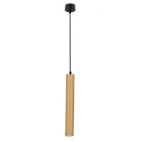 Lampa wisząca drewniana oprawa 25W GU10 40cm Tubo 31-78599