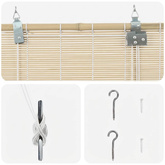 Roleta naturalny 40 x 220 cm Bambus