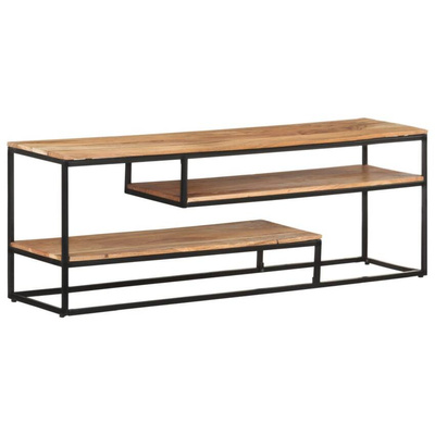 vidaXL Szafka pod TV, 130 x 30 x 45 cm, lite drewno akacjowe