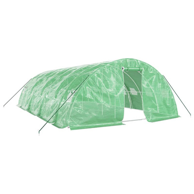 Szklarnia ze stalową ramą, zielona, 40 m?, 8x5x2,3 m