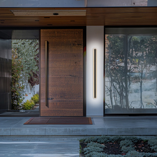 Lampa zewnętrzna elewacyjna STICK – minimalistyczny kinkiet LED 150 cm 45W - nowoczesne oświetlenie zewnętrzne IP65