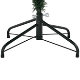 Sztuczna choinka z podstawą Zielony 240 cm PVC, PE i stal