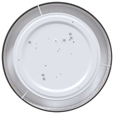 Lampa Sufitowa Z reflektorami Czarny 38 x 38 x 13,5 cm tkanina