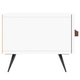 vidaXL Szafka pod TV, biała, 150x36x30 cm, materiał drewnopochodny wariant 6