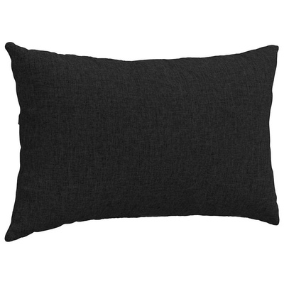 Poduszki na sofę 2 pcs Czarny 50 x 30 cm tkanina