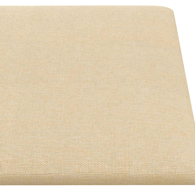 Wejściowy zagłówek 12 szt. 60 x 30 cm Kremowy tkanina