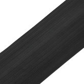 Uszczelka podłogowa do garażu Czarny 74 x 20 mm 2,5 m Guma EPDM
